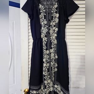 Button Top Walk-Through Dress